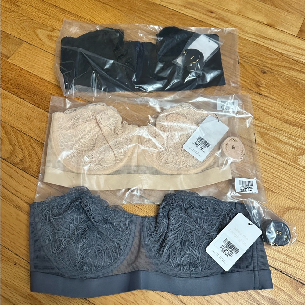 Lively Strapless Bra Bundle 34D